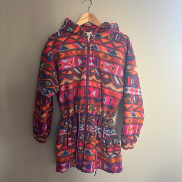 Sequence | Vintage 90s Fleece Jacket Size 10 - Picture 3 of 9